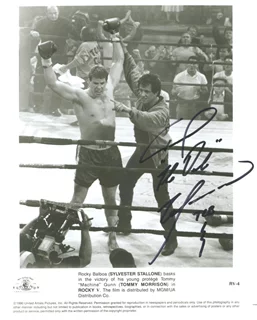 Tommy Morrison autograph