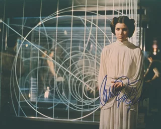 Carrie Fisher autograph