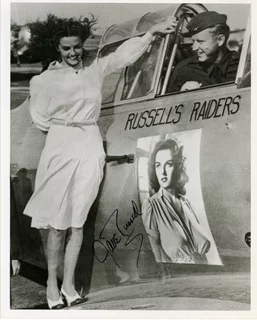 Jane Russell autograph