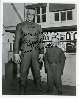 James Arness autograph