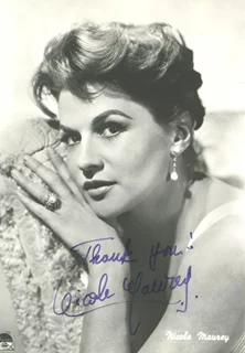 Nicole Maurey autograph
