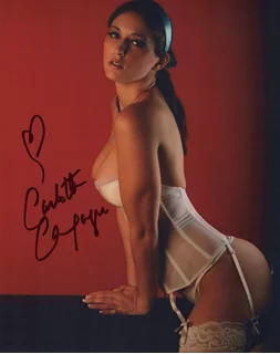 Carlotta Champagne autograph