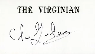 Clu Gulager autograph