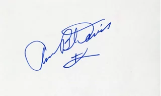 Ann B. Davis autograph