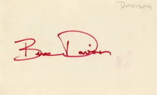 Bruce Davison autograph