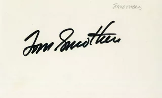 Tom Smothers autograph