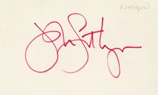 John Lithgow autograph
