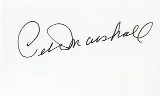 Peter Marshall autograph