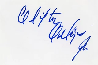 Clifton Collins, Jr. autograph