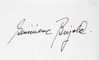 Genevieve Bujold autograph