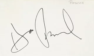 Harve Presnell autograph