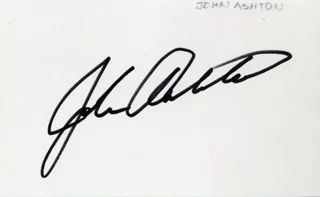 John Ashton autograph