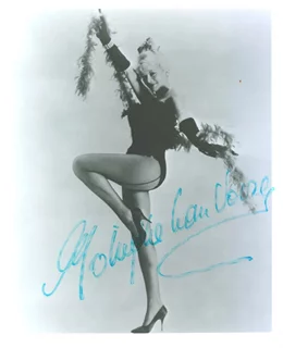 Monique Van Vooren autograph