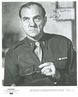 Karl Malden autograph