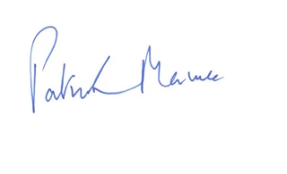 Patrick MacNee autograph