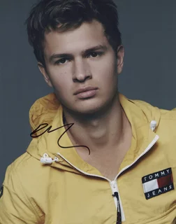 Ansel Elgort autograph