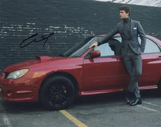 Ansel Elgort autograph