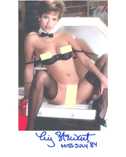 Liz Stewart autograph