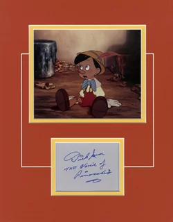 Pinocchio autograph