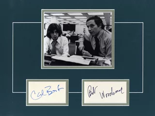 Woodward & Bernstein autograph