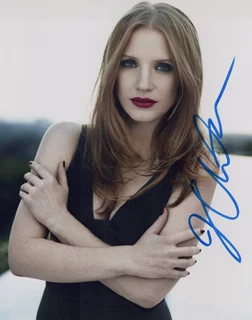 Jessica Chastain autograph