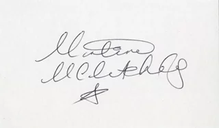 Martine McCutcheon autograph