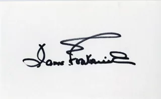 Joan Fontaine autograph