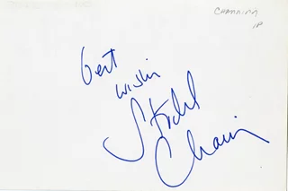 Stockard Channing autograph