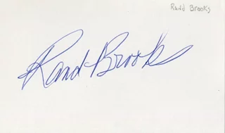 Rand Brooks autograph