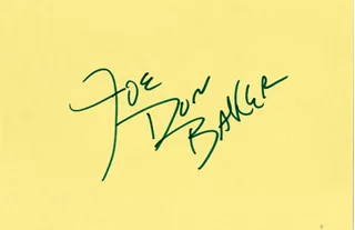 Joe Don Baker autograph