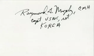 Raymond Murphy autograph