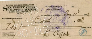 Kathleen Clifford autograph