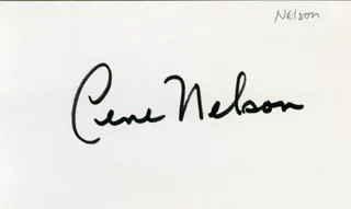 Gene Nelson autograph