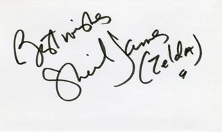 Sheila James autograph