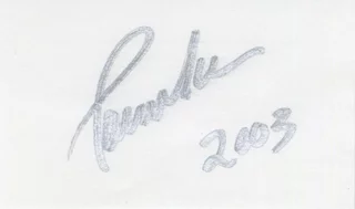 Paul Anka autograph