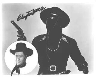 Clayton Moore autograph