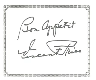 Vincent Price autograph