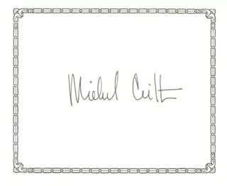 Michael Crichton autograph