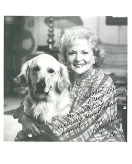 Betty White autograph