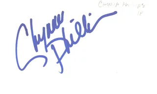Chynna Phillips autograph