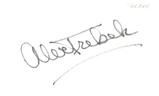 Alex Trebek autograph