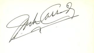 Jack Cassidy autograph