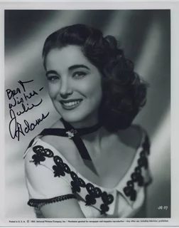 Julie Adams autograph