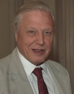 David Attenborough autograph