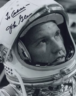 John Glenn autograph