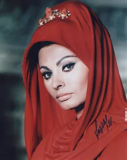 Sophia Loren autograph