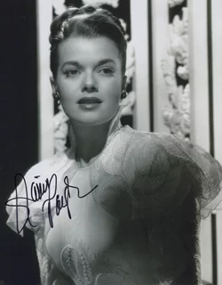 Janis Paige autograph