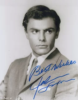 John Saxon autograph
