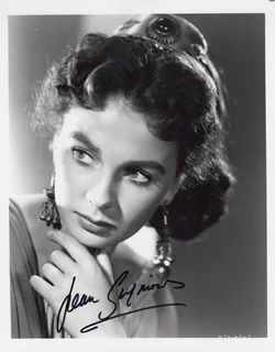 Jean Simmons autograph