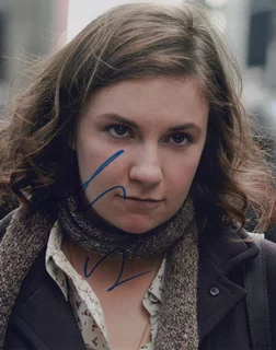 Lena Dunham autograph